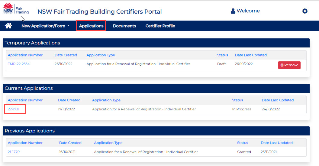 Building certifiers portal submit supporting documents