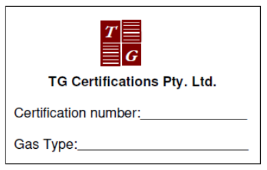 TG compliance label